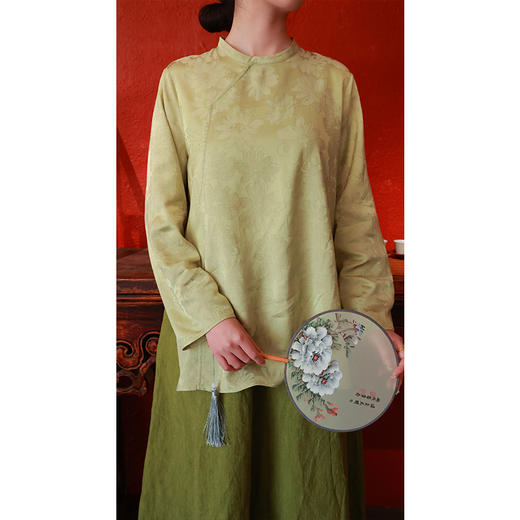 【抖音专属】新中式上衣（25710059-欧碧-设计师） 商品图2