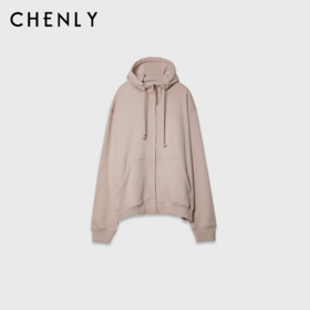 尘衣｜25春夏男女同款杏仁奶糖拉链卫衣