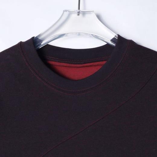 夏季新款时尚个性韩版明线扎染圆领短袖T恤潮流百搭情侣上衣 商品图2