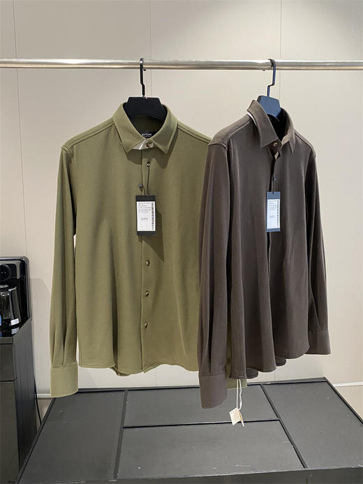 波兰订单!波兰币229！2025年新款春秋新款外峁商务休闲纯棉百搭长袖衬衫基础衬衣男款！ 商品图6