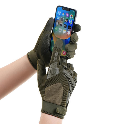 战术手套全指 触屏训练作战防滑骑行攀岩男户外软橡胶防护运动手套 商品图1