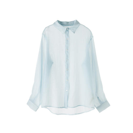 【兰精天丝春夏衬衫】女新款外穿冰凉感防晒服开衫轻薄纽扣莱赛尔外套 商品图4