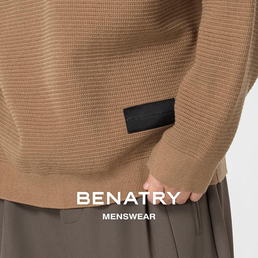 贝纳川圆领套头毛衣ECP316005 商品图6