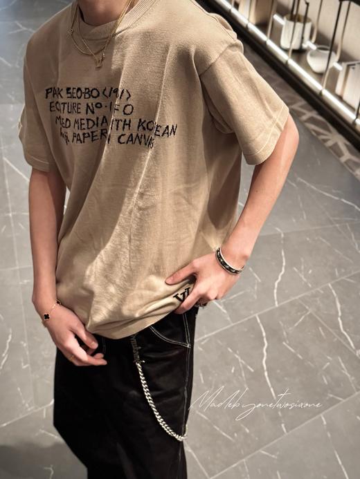 驴家 Park SEO BO艺术家展馆签字针织短袖tee 商品图4