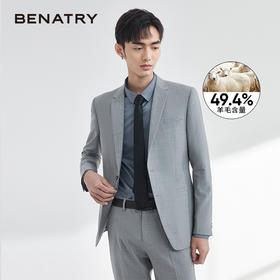 贝纳川西服系列灰色单西EAY125002