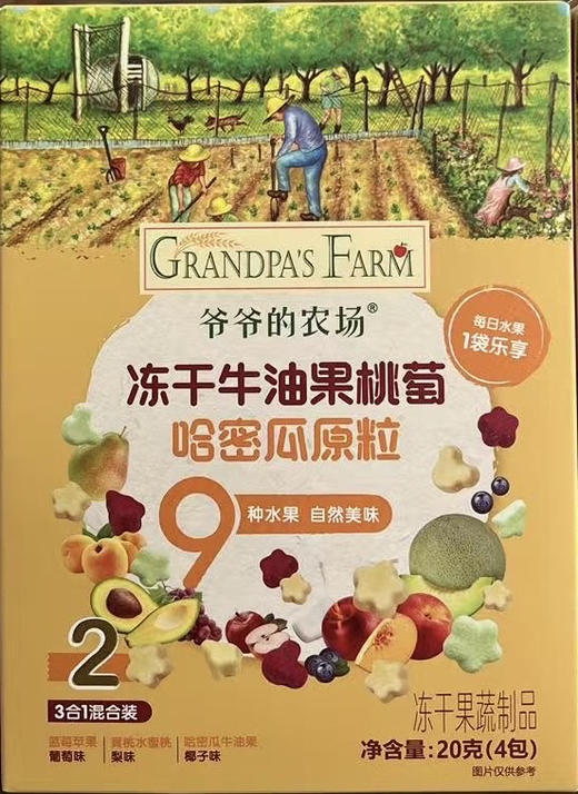 爷爷的农场冻干果蔬一盒28元 商品图2