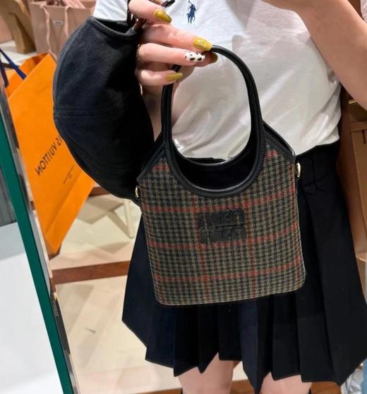 MiuMiu缪缪千鸟格迷你托特包（MM） 商品图2