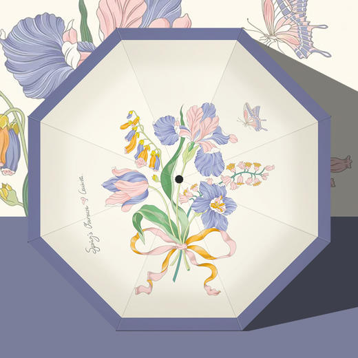 「数款可选！全自动雨伞」下雨防晒太阳伞遮阳伞折叠伞小清新居家日用黑胶晴雨两用伞 商品图1