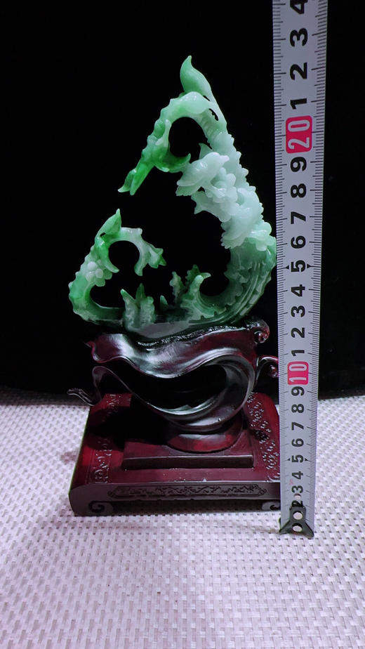 620866翡翠摆件【喜事眉梢】 商品图2