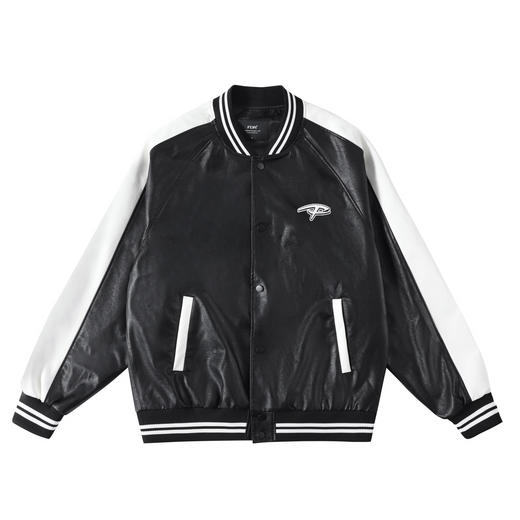 FDR 国潮美式插肩袖棒球服外套男女春秋季高街情侣装印花上衣夹克 商品图4