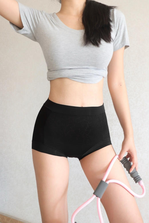 【一片式包臀】官网400+ 120S莫代尔镂空中腰内裤三条装女 弹力柔软贴合全包臀三角裤 商品图1