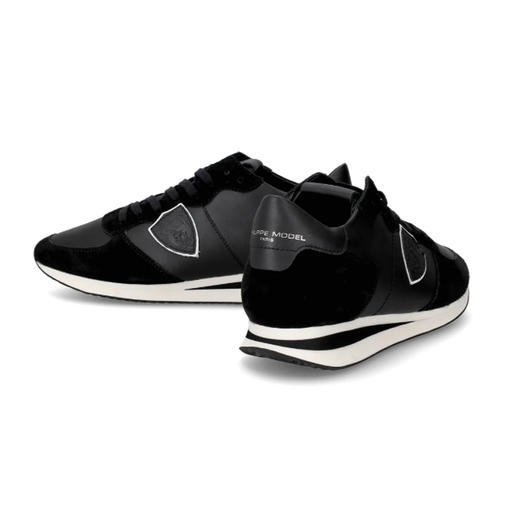 PHILIPPE MODEL 男士盾牌徽标浮雕 Trpx 休闲运动鞋 黑色 TZLU 6004 商品图3