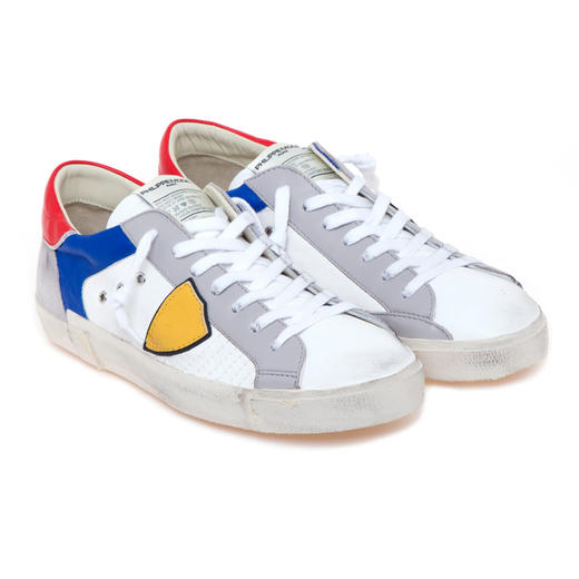 PHILIPPE MODEL 男士盾牌徽标 Prsx 休闲运动鞋 混色 PRLU XP05 商品图1