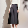 奢姿大码女装2025春季简约半松紧时尚半身裙胖妹妹减龄百褶裙子9951492954 商品缩略图1