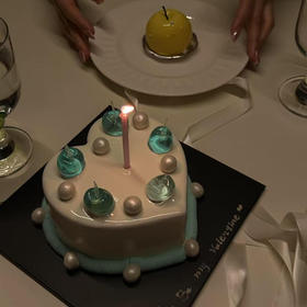 爱心水晶樱桃蛋糕（至少提前1天预定）