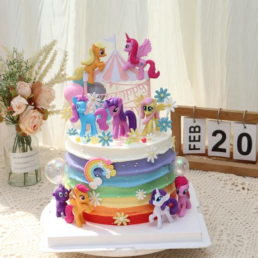 小马宝莉彩虹城堡蛋糕 商品图0