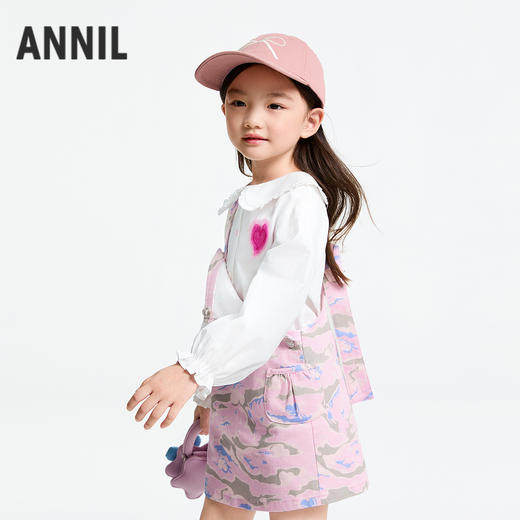 女童翻领长袖衬衣春季新款安奈儿童装实体店同款XG511555 商品图2