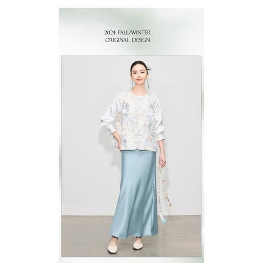 【自】全新升级【铂金会员257/天猫339/差价82】(84258) 洛诗琳2025春季新款复古新中式轻国风绣花设计感马甲上衣女 商品图1