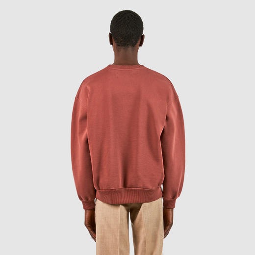 PHILIPPE MODEL 男士字母盾牌橡胶贴片棉质卫衣 棕色 SCNU SB12 27 商品图2