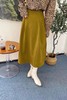 L.Fleuri 草绿色绒面半裙 15469 商品缩略图0