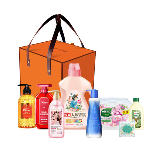 黛丝恩 乐享生活洗护精品礼盒套餐 8件套  1160ml+2.7kg CX-3811 商品图0