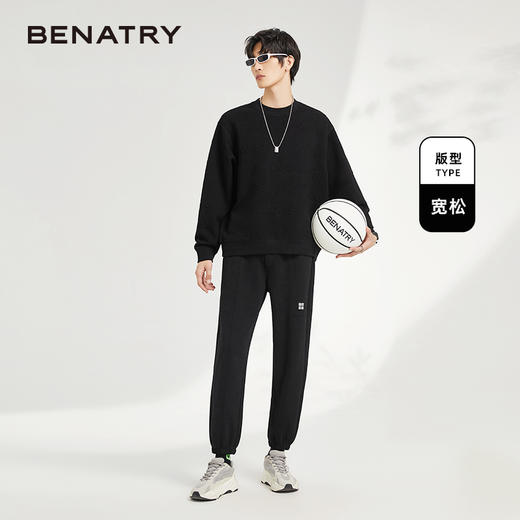 贝纳川圆领卫衣ECK324002 商品图3