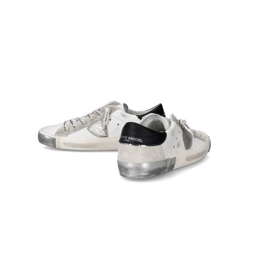 PHILIPPE MODEL 女士盾牌徽标 Prsx 皮革休闲运动鞋 混色 PRLD MA02 商品图3