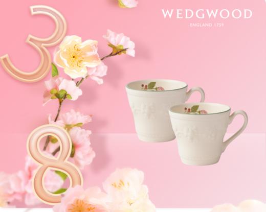 威基伍德欢愉假日树莓马克杯对杯 商品图0