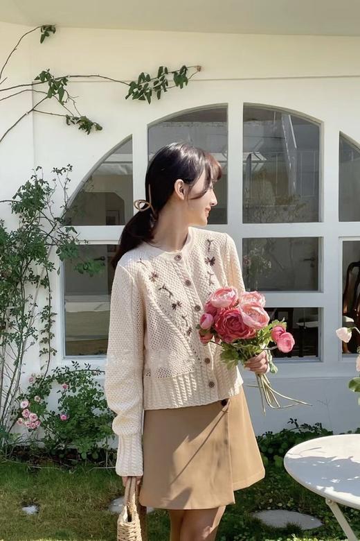 amadella 米色刺绣开衫外套 15465 商品图3