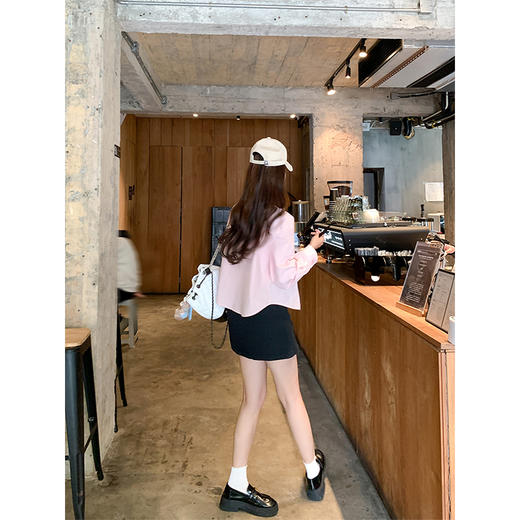 <曾小咸推荐>4.9现货秒杀 ！微信超特价！字母绣花翻领长袖衬衫 日常159.99 立减80 秒杀79.99！！ 商品图4