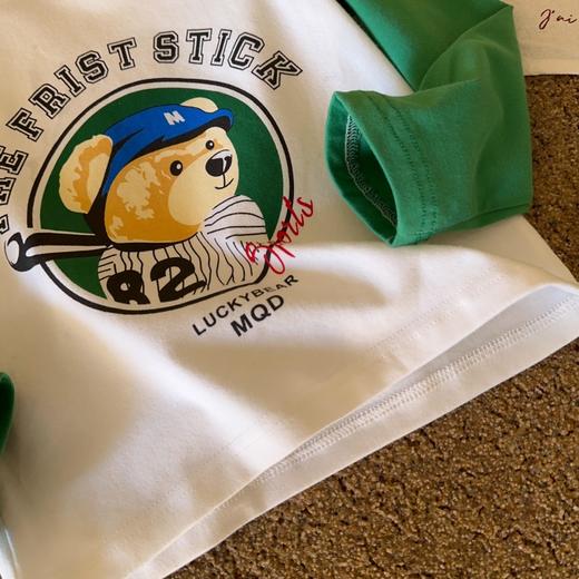 49.9元/2件   糖果色 3A生姜抗菌莱卡插肩长袖T 90-150码 商品图9