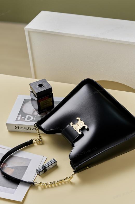 「老顾客福利」洛诗琳新款凯旋门超火高级感链条真皮女包腋下水桶包子母单肩手提包71710 商品图1