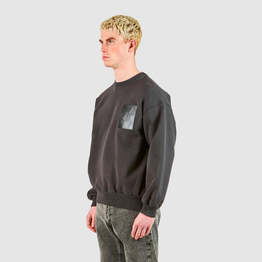 PHILIPPE MODEL 男士字母盾牌橡胶贴片棉质卫衣 蓝色 SCNU SB05 27 商品图1