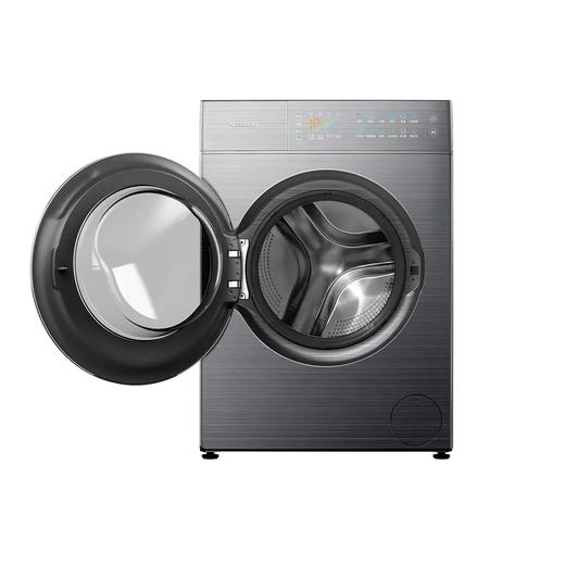 GREE格力 纤净王 滚筒洗衣机 10kg 纤维级净洗 薄嵌不凸出 XQG100-B1401Dg1（珍珠黑） 商品图4