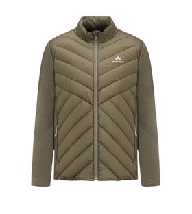 24/26SURPINE羊毛一体织拼接羽绒服 男密境棕