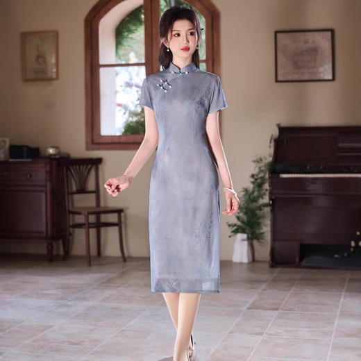 气质优雅，改良旗袍YG-2579 商品图0