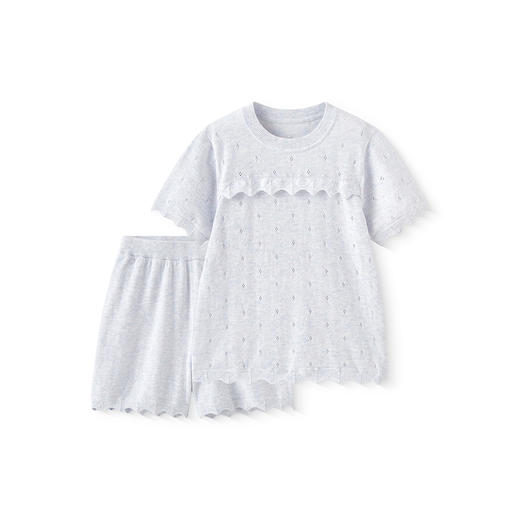 【商场同款】英氏儿童套装春夏女童衣裤套装针织纯棉套装2025新款 商品图4