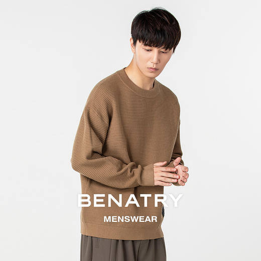 贝纳川圆领套头毛衣ECP316005 商品图2