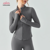 优卡莲YOKALAND秋季防风立领长袖外套女显瘦运动健身上衣AJW001 商品缩略图5