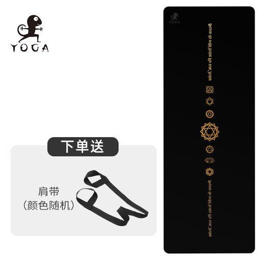 壁虎瑜伽【烫金瑜伽垫】加厚加长专业健身防滑土豪垫子家用地垫 【发货】 商品图2