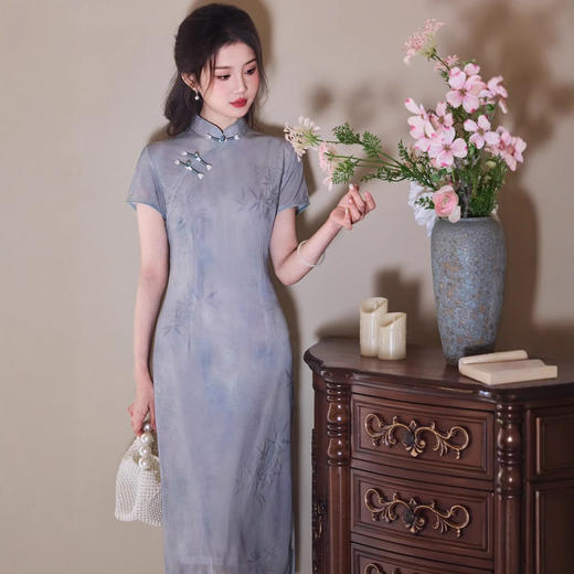 气质优雅，改良旗袍YG-2579 商品图3