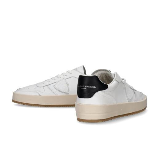 PHILIPPE MODEL 女士盾牌徽标浮雕 Nice 休闲运动鞋 白色 VNLD V002 商品图3