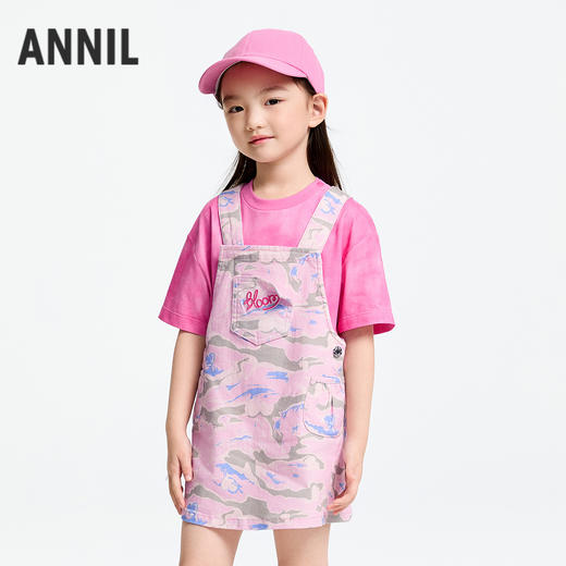 女童背带裙春季新款安奈儿童装实体店同款XG513519 商品图0