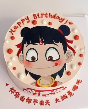 网红哪吒-生日蛋糕