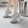 预售10天|Safiya/索菲娅2025潮流厚底网面镂空烫钻增高休闲运动老爹鞋 SFD1112255 商品缩略图8