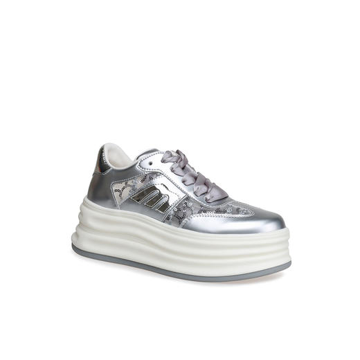 豪麟名鞋奥莱迪嘉女鞋时尚休闲鞋牛皮革DJJGA51WX016银色  原价1960元 商品图0