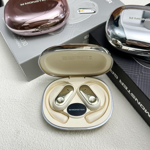 魔声 MQO30挂耳式蓝牙运动耳机 耳挂式设计不入耳，无感佩戴；升级款提升喇叭音质，不带耳套；蓝牙5.4开盖即连，音画同步低延迟；多麦智能降噪，14.2mm超大动圈，IPX5级防水 商品图6