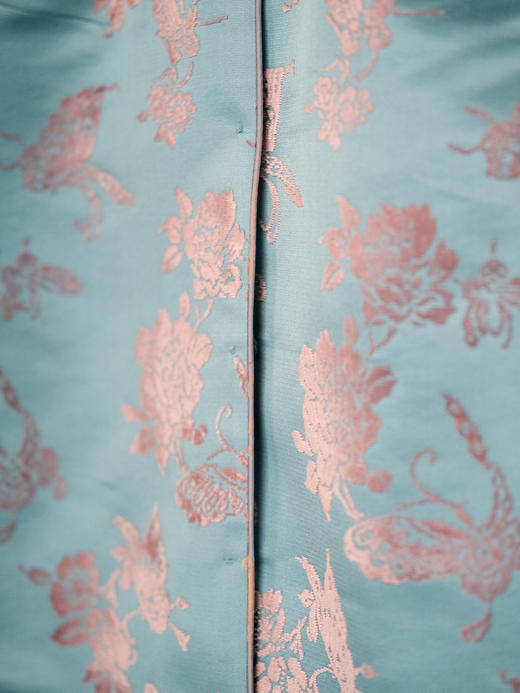 盛唐牡丹| 蝶恋花漳缎对襟马甲 商品图3