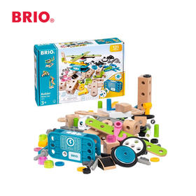 Brio 机械大师 电动发动机套装 拼装模型玩具 适合3岁+ 动手能力 创意 工程思维 瑞典品 34591