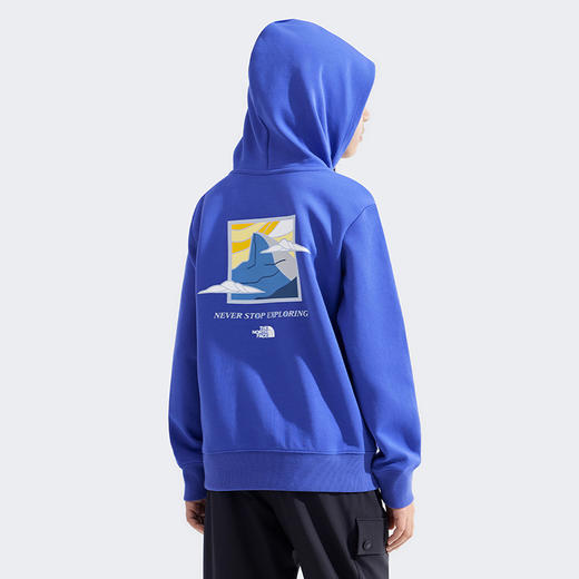 北面童装  印花连帽运动卫衣  8DCN 商品图1